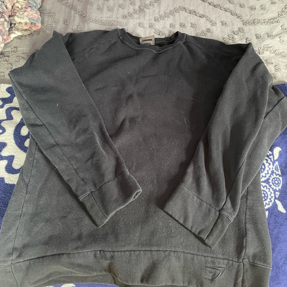 Gymshark black crewneck